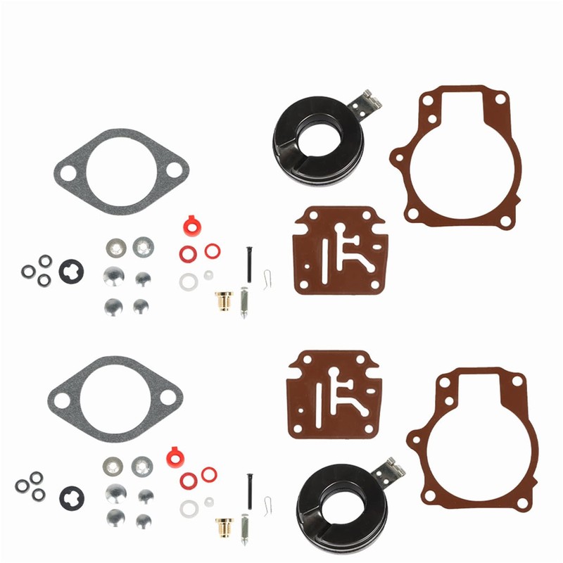 WFLNHB 2pcs Carburetor Repair Kit with Float Replacement for Johnson