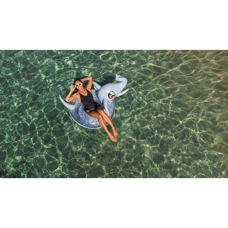 PoolCandy Inflatable 42" inch Animal Pool Tubes and Swim Rings