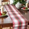 Urban Villa Christmas Table Runner Christ Check Table Runner 14”x72”