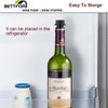 Wine Saver Vacuum Pump with 4 Wine Stoppers, Wine Bottle
