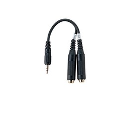 TECH 変換ケーブル オス ミニ ステレオ X 1⇔メス標準モノ X 2 YMP-02