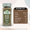 Geo-Fresh Organic Black Pepper Powder – 1.94 oz Glass Jar