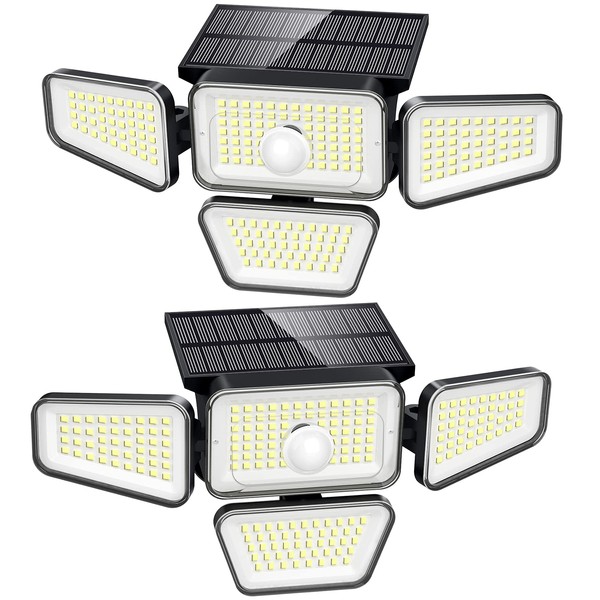 Solar Lights Outdoor, 270 LED 3000LM Motion Sensor Light, IP65