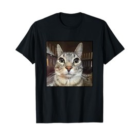 Silly Staring Cat Meme T-Shirt