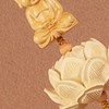 Car Pendant Decorative Hand Carved Lotus Rearview Mirror Hanging Ornament
