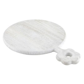 Santa Barbara Design Studio Mango Wood Charcuterie Boards Cheese Board Round Cutting Board, 12" Diameter, Daisy Handle