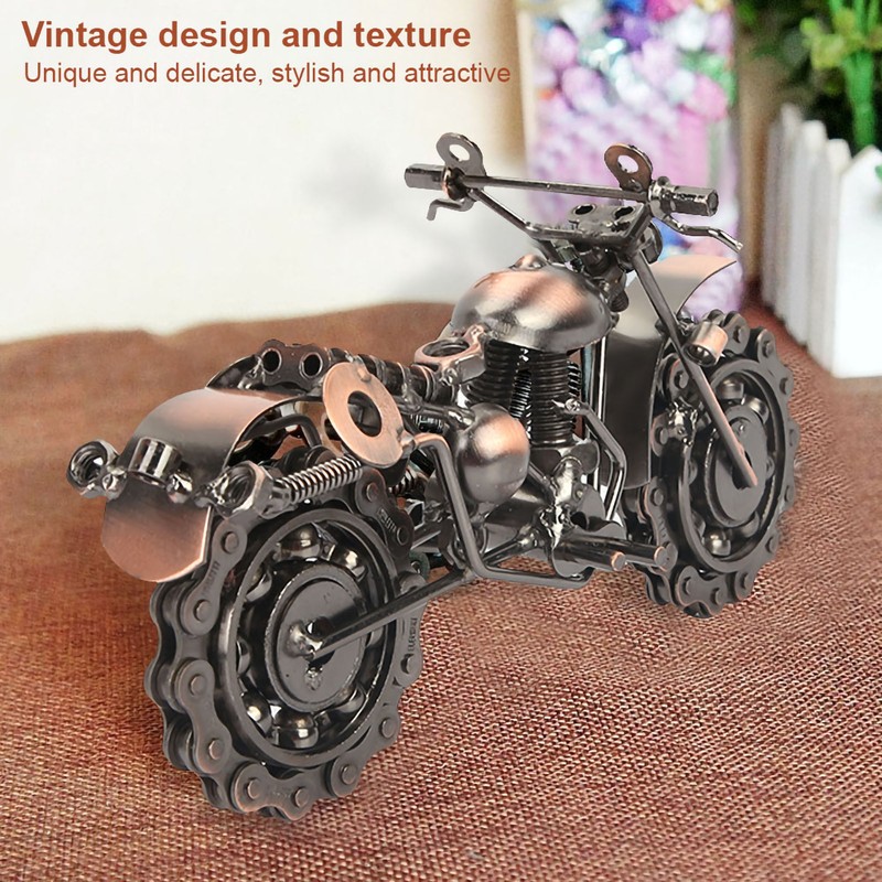 Motorcycle Model Metal Motorcycle Collection Ornaments Birthday Gift Office Home