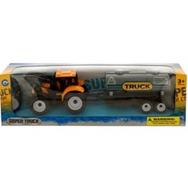 Kole Imports Friction Powered Construction Trailer Truck