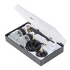 Silverline 380158 Hobby-Airbrush-Pistole mit Zubehör, 6-tlg. Satz 22 ml