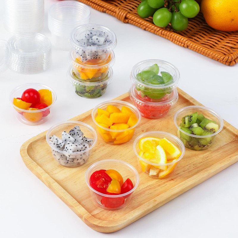 AOZITA 120 Sets - 2 oz Jello Shot Cups with