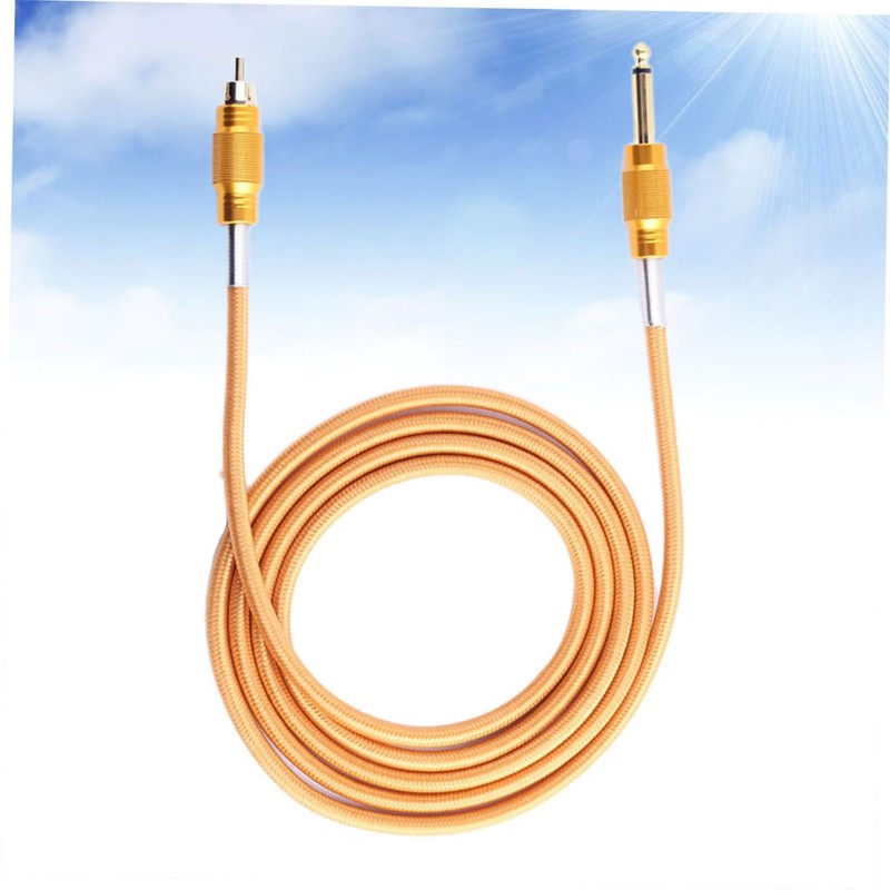 Professional Cable for Tattoo Machines Orange High Quality Flexible Cable