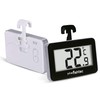 FISHTEC Electronic Refrigerator Thermometer - Triple Hanging System: Hook, Holder,