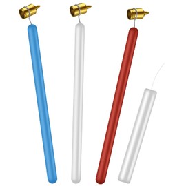 Leriton Set of 3 Pysanky Supplies Kistka Tool 0.3mm 0.4mm 0.5mm Ukrainian Easter Egg Decorating Kit Detailing Fine Brass Tip Hot Wax Pen Art Fluid Painting Pen Touch up Paint Applicator