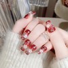 HAPVITAL 24 Pcs Popular Nail Tips, Nail Tips, Japanese Style,