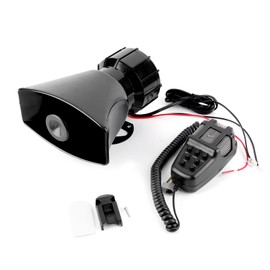 12V Square Port 7 Tone Alarm ABS Horn for Car Vehicle Truck Bus