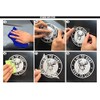 greestick Sticker Skull 10.5 x 15 cm Silver by Sticker