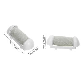 Baluue Dead Skin Removal Kit Electric Callus Grinder Roller Heads for Foot Care Coarse