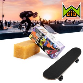 WCIC Skateboard Griptape Cleaner Stick - Rubber Non-Damaging Eraser Bar for Restoring Grip & Removing Dirt - Abrasive Surface Reviver for Skateboard Parts & Accessories