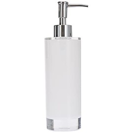 Excelsa Linea Bagno Soap Dispenser 300 ml White Polystyrene 6.5 x 6.5 x 22 cm