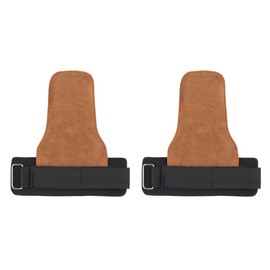 Laroal Wrist Straps For Weightlifting,Workout Wrist Wraps Lifting Straps For Strength Training Deadlift Straps, Improved Grip For Hand And Wrist Protection,Brown 1Pair