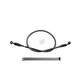Hurricane HB7M050SB SURE SYSTEM LINE Stainless Steel Hose, Black, M Type, 19.7 inches (50 cm)