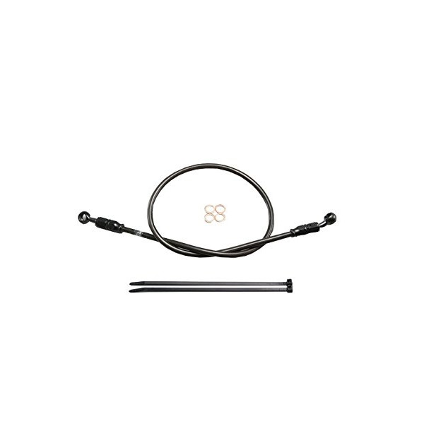 Hurricane HB7M050SB SURE SYSTEM LINE Stainless Steel Hose, Black, M Type, 19.7 inches (50 cm)