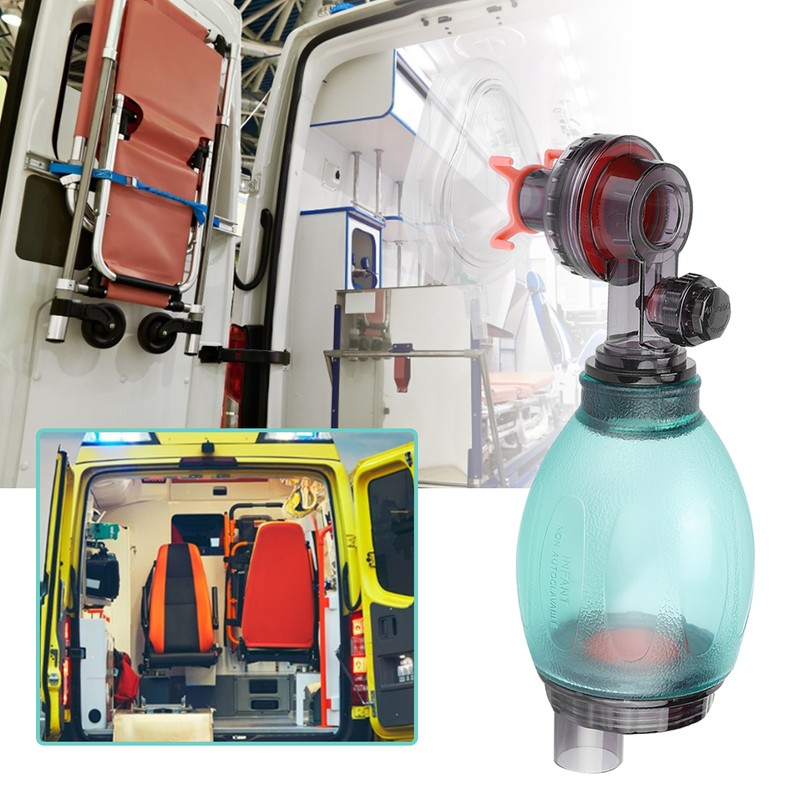 PVC Simple Style Manual Resuscitator Emergency Artificial Respiration Resuscitation ToolFor