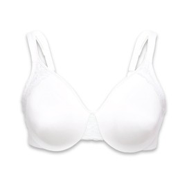EXQUISITE FORM Womens Non Padded Underwire Minimizer Bra, White, 42DDD US