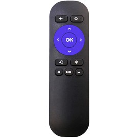 Smartby Replacement Remote Control Compatible with Roku Models Roku 1 (Lt, Hd); Roku 2 (Xd, Xs); Roku 3 (Do NOT Support Roku Streaming Stick, Hdmi Stick and Game) Function 100% Same As Original
