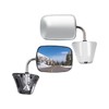 cciyu Door Mirror Left Driver Side/Right Passenger Side Manual Stainless