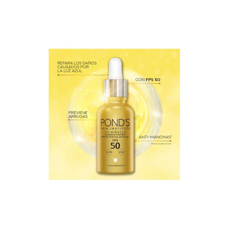 Pond's Protector Solar Facial UV Miracle Bright Serum FPS 50