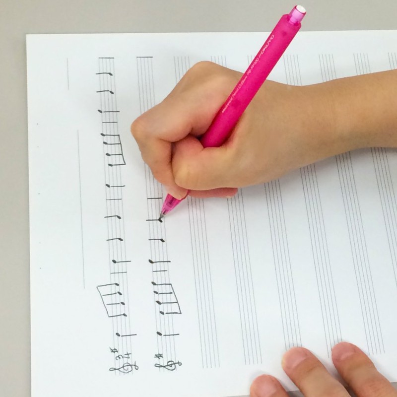 コクヨ ノート キャンパス 音楽帳 レポートタイプ A4 5線譜12段 30枚 オン-70N