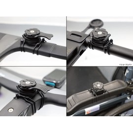 REC MOUNT+ Burst Stem Mount [R + BarStem] [Mount Only, Special Case Required] Easy to install and remove O-ring type mount