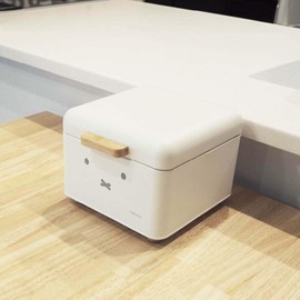 Okato Miffy Bread Case, Breadcase, S, Easy to Make Lifestyle Clean Around the Kitchen, Width 7.9 x Height 6.3 x Depth 8.7 inches (20 x 16 x 22 cm)