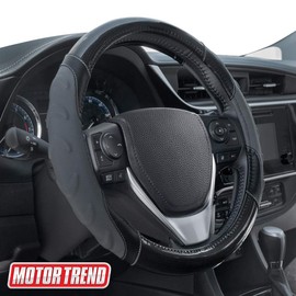 Motor Trend Leather Steering Wheel