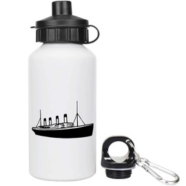 Azeeda 400ml 'Titanic Ship' Kids Reusable Water/Drinks Bottle (WT00022606)