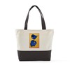 CafePress Abstract Calla Lilies In Blue And Gold Zipper Tote