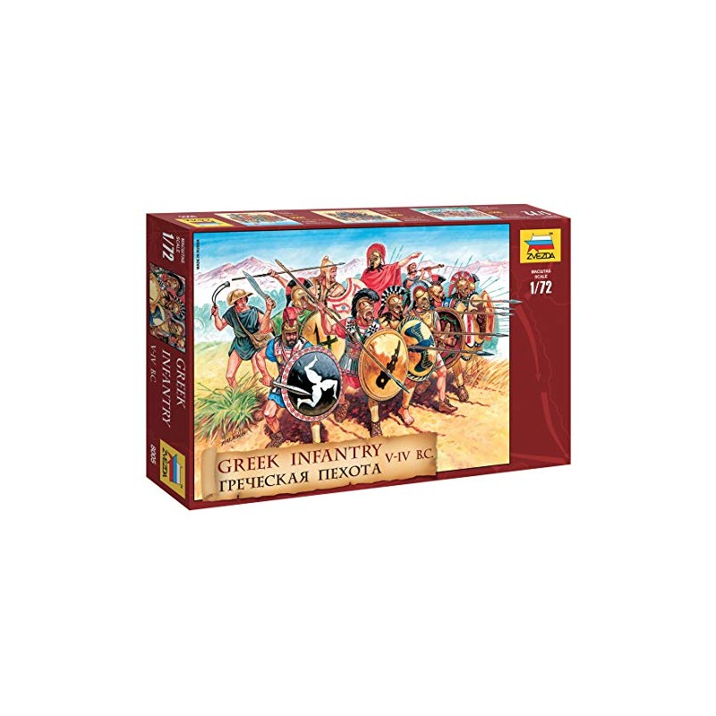 Zvezda 530008005 People 1:72 Figure Set Greek Infantry V-IV B.C,