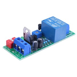 Delay Relay Module, QF-RD21 DC 4.5V-6V 0.2s-300Minutes 4 Time Ranges Off Delay Disconnect Switch for Auto Close Timeout