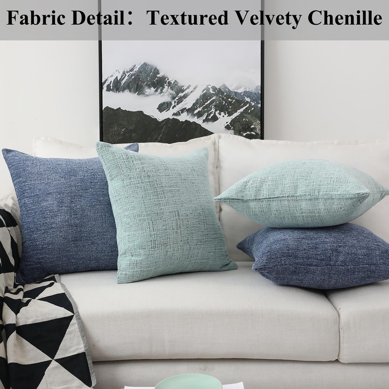 Home Brilliant Grey Mix White Cushion Covers 45 x 45