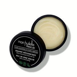LES HUILETTES - SOS All-in-One Balm - Ultra nourishing and all-in-one - For lips, dry areas on the face and body. Small size, easy to carry and take anywhere.