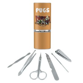 PUGS Games RPG Pickup Groups LFG Rogue Wizard Warrior Ranger 2 Stainless Steel Manicure Pedicure Grooming Beauty Care Travel Kit