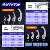 KARRYTON Adjustable Pin Hook Spanner Wrench Set, w/ 8pc Interchangeable