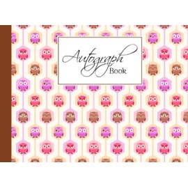 Autograph Book: Cute Birds Autograph Book for Adults & Kids, 150 Blank Pages, Starlight Design, Keepsake, Memory Book, Size 8.25" x 6"