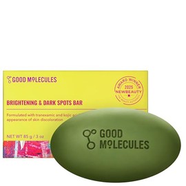 Good Molecules Brightening & Dark Spots Bar - Soap Free Face and Body Bar - Tranexamic, Kojic Acids and Niacinamide to Target Dark Spots - Skin Care