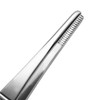 sourcingmap 4 Pcs 5-Inch Stainless Steel Straight Blunt Tweezers with