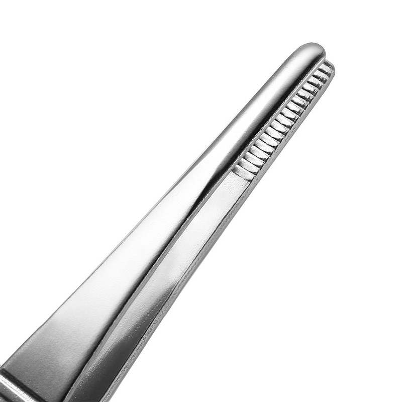 sourcingmap 4 Pcs 5-Inch Stainless Steel Straight Blunt Tweezers with