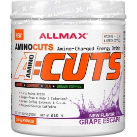 Aminoácidos BCAA Allmax Amino Cuts Polvo 210g Mora Azul