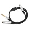 6.35mm to Dual 6.35mm Y Splitter Cable Professional 1/4 Inch