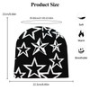 YAMEIZE Trendy Beanie Y2K Star Pattern - Knitted Hats for